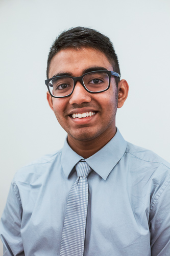 Luminaries scholarship winner poses for camera and prepares for university